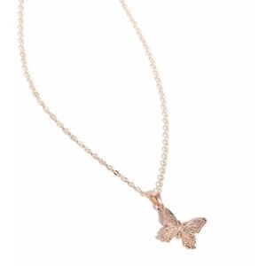 Paparazzi Rose Gold Butterfly Necklace Midair Magic Fashion Jewelry